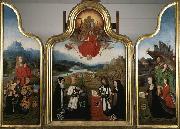 Jan Mostaert, Triptych with the last judgment and donors